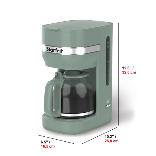 Starfrit 10-Cup Coffee Maker – Keep Warm Function – Reusable Filter Basket – Easy to clean – 900W – Sage 🍁 All In One Marketplace Canada
