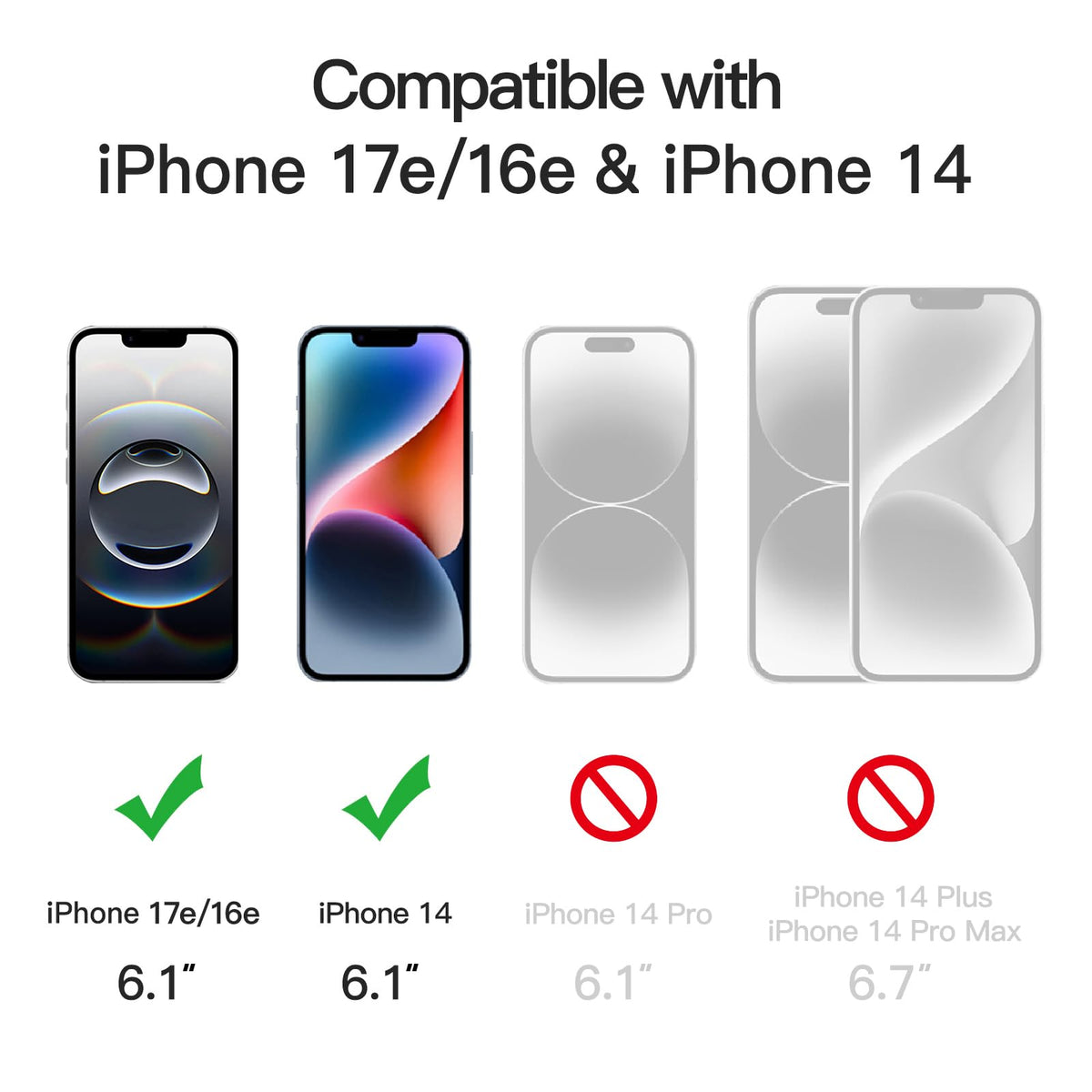 JETech Privacy Screen Protector for iPhone 17e (2026) / iPhone 16e / iPhone 14, Anti Spy Tempered Glass Film, 6.1-Inch Display, 2-Pack 🍁 All In One Marketplace Canada