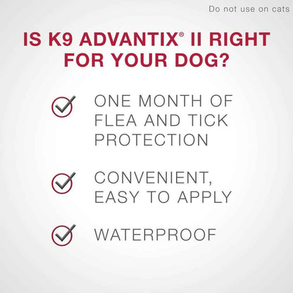 K9 Advantix II - Flea/Tick Prevention - Vet Recommended - Large Dog - 2-Pk 🍁 All In One Marketplace Canada