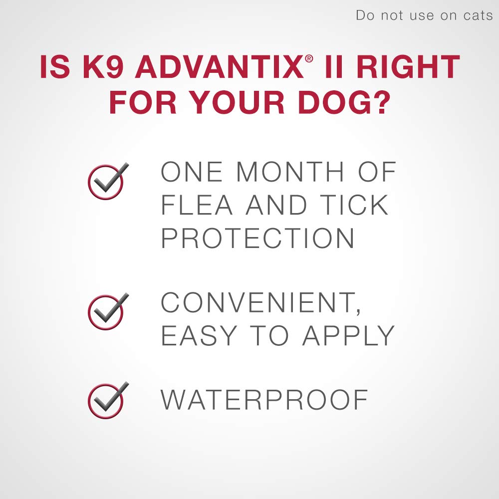 K9 Advantix II - Flea/Tick Prevention - Vet Recommended - Medium Dog - 6-Pk 🍁 All In One Marketplace Canada