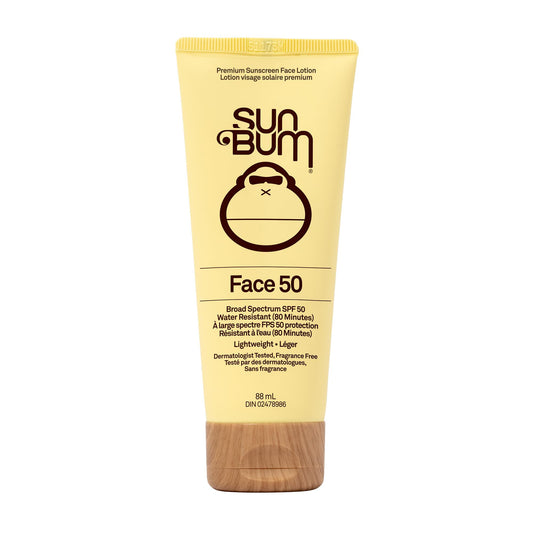 Sun Bum Original SPF 50 Sunscreen Face Lotion - Broad Spectrum Moisturizing UVA/UVB Protection with Vitamin E - Vegan & Hawaii Act 104 Compliant - 88ml 🍁 All In One Marketplace Canada
