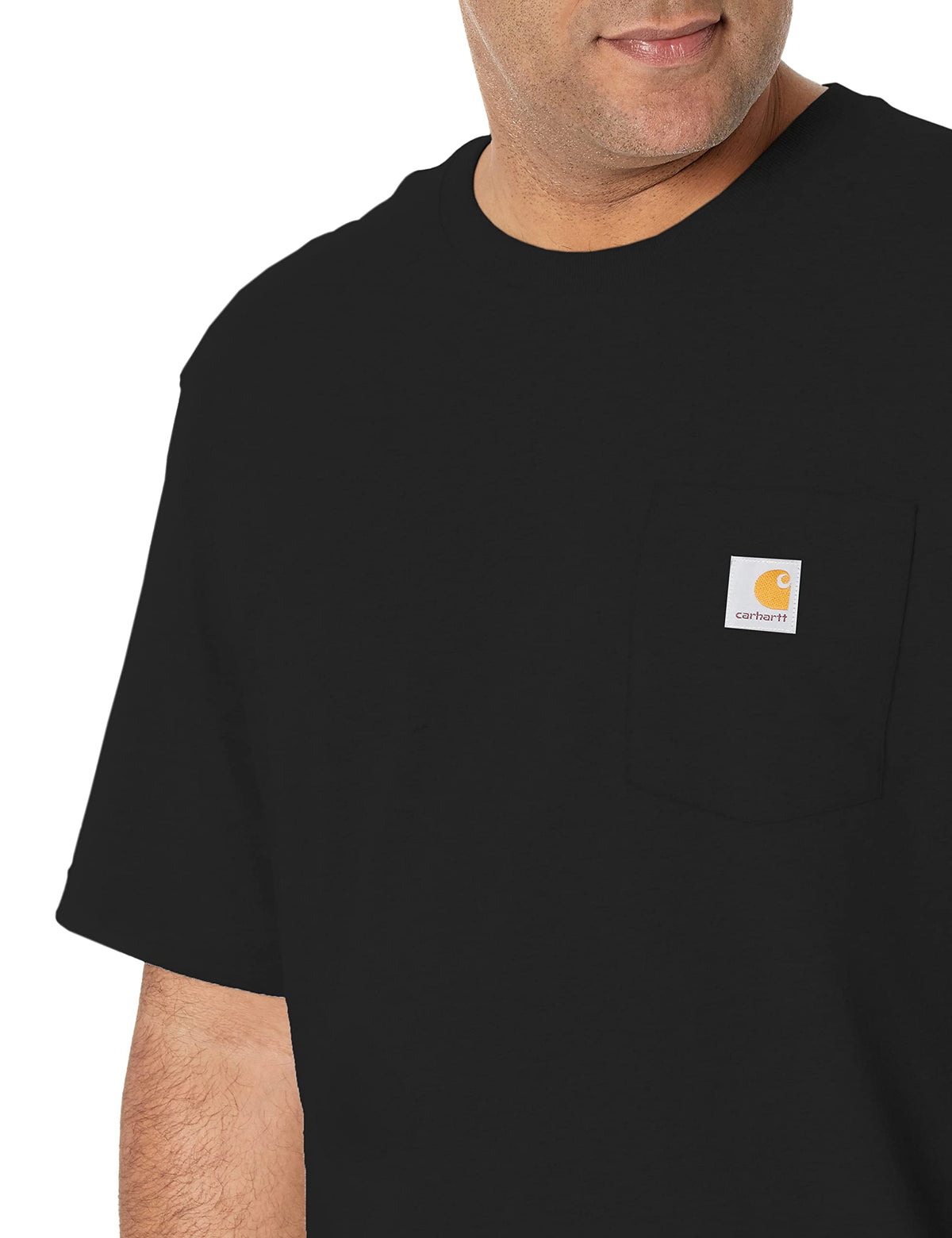Carhartt Men's K87 Workwear Short Sleeve T-Shirt (Regular and Big & Tall Sizes), Black, 3XL (Reg) 🍁 All In One Marketplace Canada