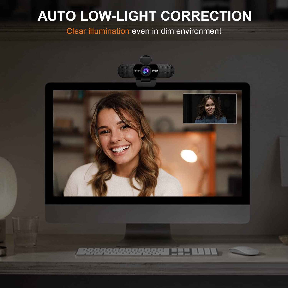 EMEET 1080P Webcam with Microphone, C960 Web Camera, 2 Mics Streaming Webcam, 90°FOV Computer Camera, Plug and Play USB Web Cam for Online Calling/Conferencing, Zoom/Teams/Facetime/YouTube, Laptop/PC 🍁 All In One Marketplace Canada