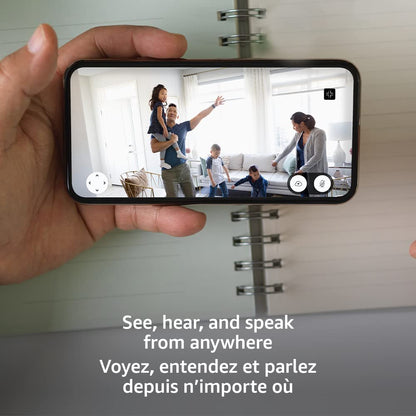 Blink Mini Pan-Tilt Camera (newest model), Rotating indoor plug-in smart security camera, two-way audio, HD video, motion detection, Works with Alexa (White) 🍁 All In One Marketplace Canada