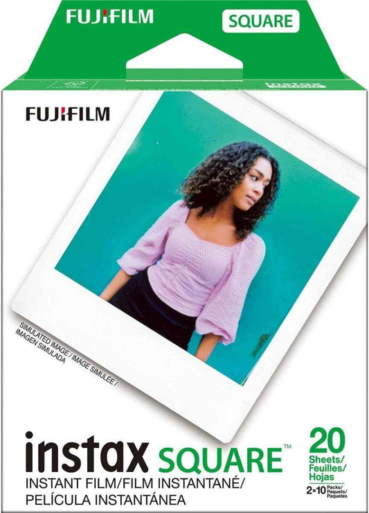 Fujifilm Instax Square Twin Pack Film - 20 Exposures, White 🍁 All In One Marketplace Canada