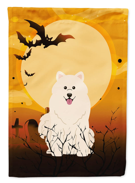 Caroline's Treasures BB4296GF Halloween Samoyed Flag Garden Size, Small, Multicolor