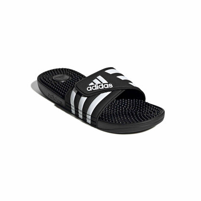 adidas Unisex-Adult Adissage, Core Black/White/Core Black, 10 🍁 All In One Marketplace Canada