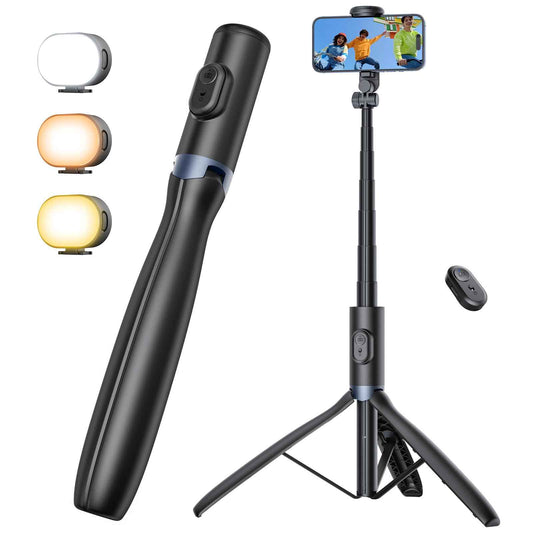 ANXRE 67.7" Photographic Tripod Stand with Light, NT99 Tripod Stand for Cell Phone & Camera & Gopro, Travel Stand Holder with Remote for Content Creator Video Recording 🍁 All In One Marketplace Canada