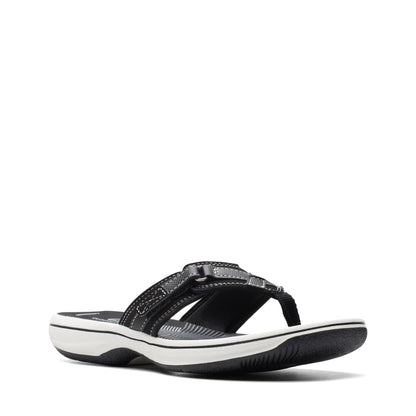 Clarks womens BREEZE SEA Flip Flops, Black, 8 US 🍁 All In One Marketplace Canada
