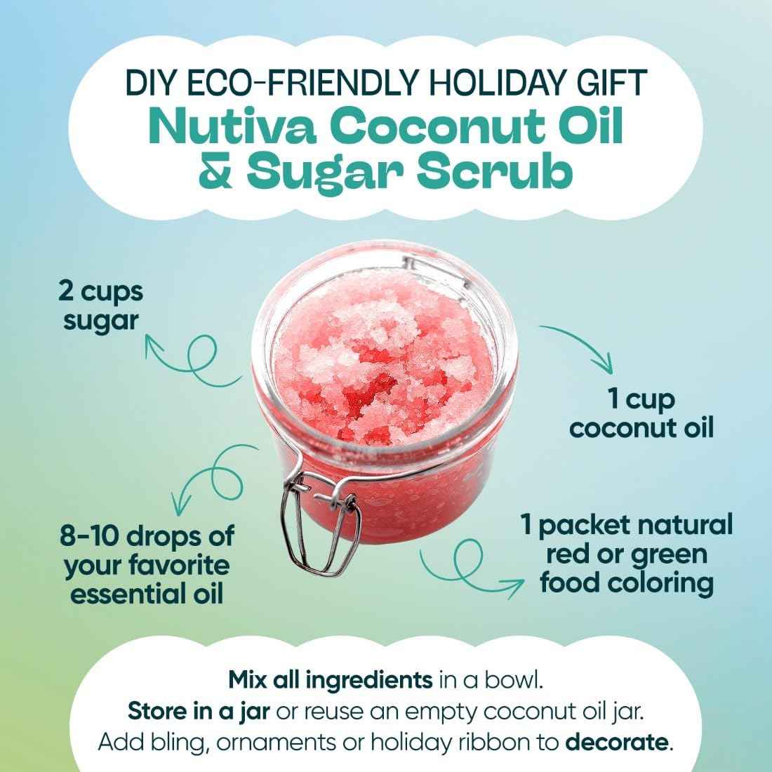Nutiva Organic Cold-Pressed Virgin Coconut Oil, 1.6 L | Organic, Non-GMO, Fair Trade | Vegan, Keto, Paleo | Fresh Coconut Flavor and Aroma for Cooking & Healthy Skin and Hair 🍁 All In One Marketplace Canada