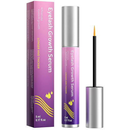 Lash Serum for Growth, Premium Eyelash Enhancer Care for Longer Thicker & Fuller, Gentle Formula Safe for Sensitive Eyes Non-Irritating Daily Use at Home & Travel - 5ml 🍁 All In One Marketplace Canada