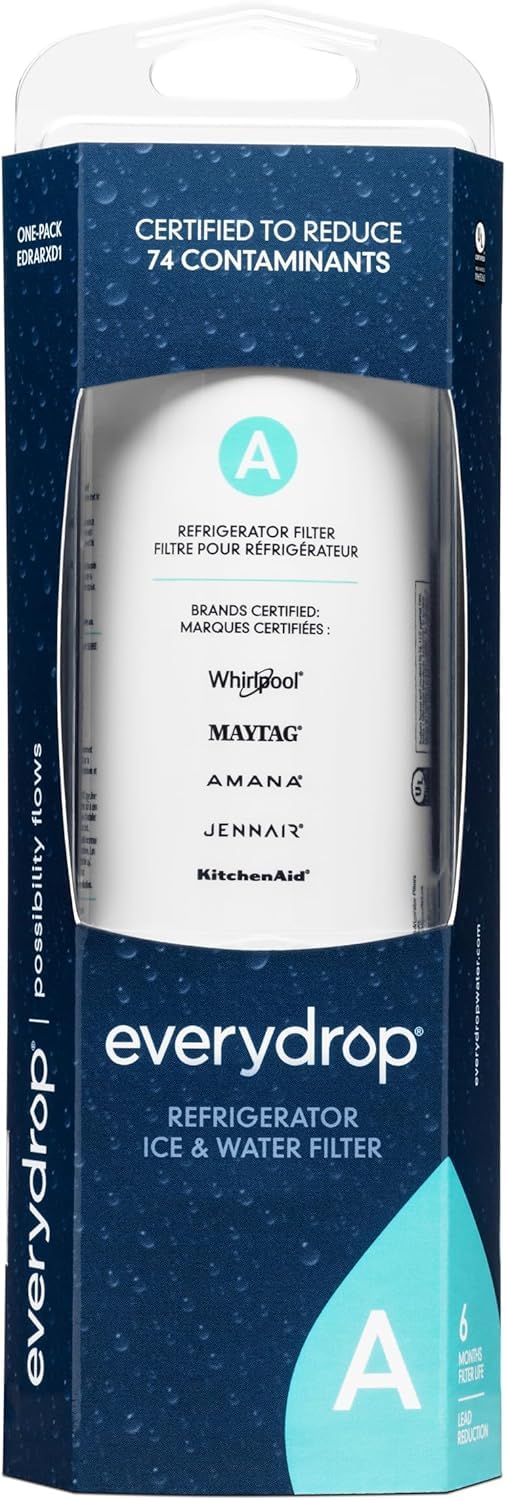 EveryDrop Premium Refrigerator Water Filter (EDRARXD1B - Filter A). The ONLY Water Filter Approved for: Maytag, Whirlpool, KitchenAid, Amana Brand Refrigerators. 🍁 All In One Marketplace Canada
