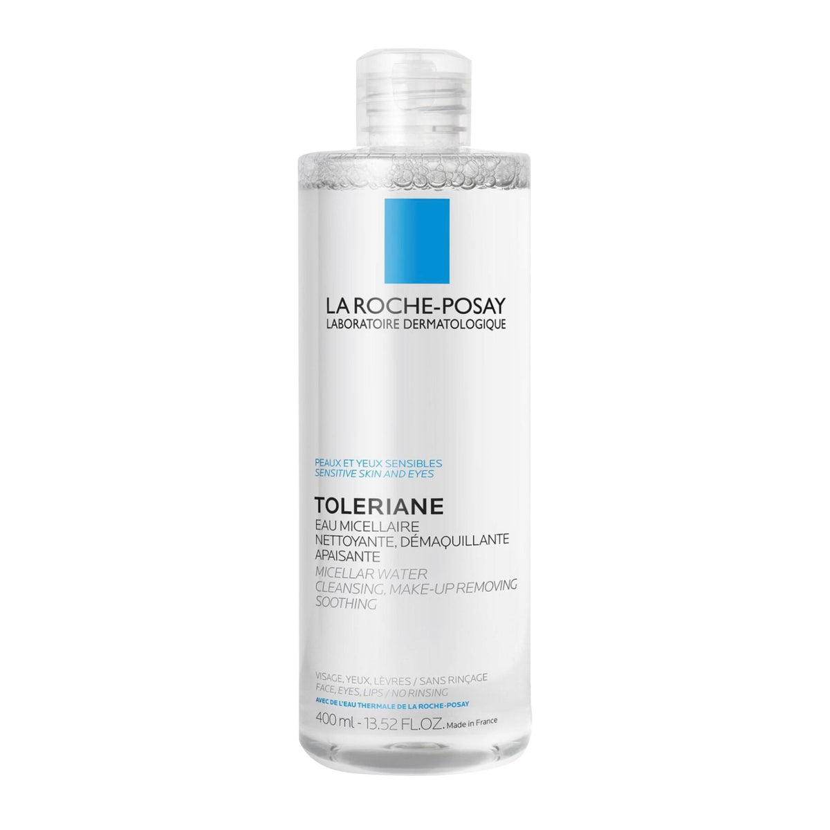 La Roche Posay Toleriane Micellar Water for Ultra Sensitive Skin, Cleanses and Removes Makeup, formulated with Glycerin & Thermal Spring Water, Hypoallergenic, Recommended by Dermatologists, 400ml 🍁 All In One Marketplace Canada
