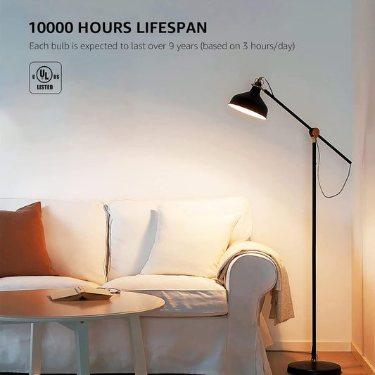 Lepro LED Light Bulbs, 2700K Soft Warm White LED Bulb 60W Equivalent, Non-Dimmable, A19 E26 Standard Medium Base, 10000 Hour Lifetime, UL Listed, 9 Watt, 5 Packs 🍁 All In One Marketplace Canada