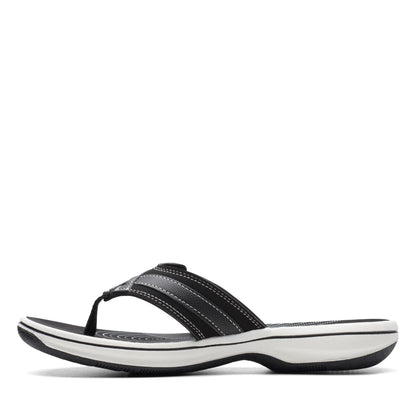 Clarks womens BREEZE SEA Flip Flops, Black, 8 US 🍁 All In One Marketplace Canada