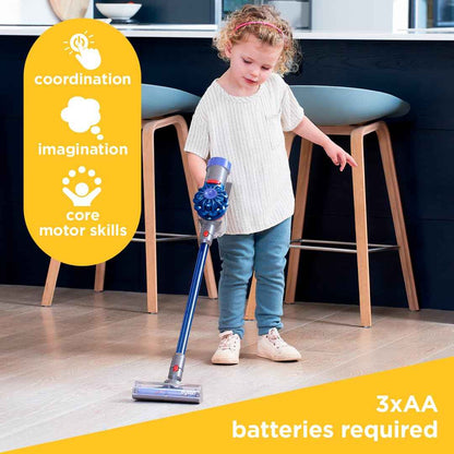 Casdon Dyson Cordless Vacuum Interactive & Officially Licensed Toy Dyson Vacuum for Children Aged 3+ Realistic Role-Play Fun, Blue 🍁 All In One Marketplace Canada