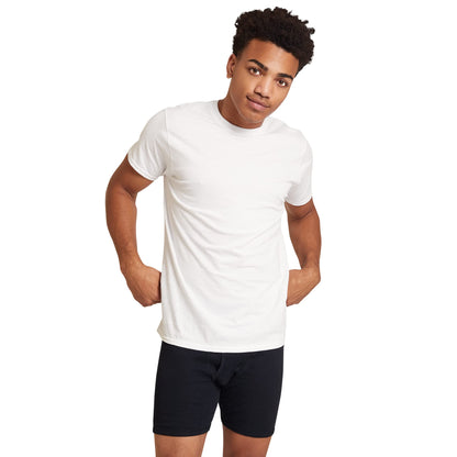 GILDAN Platinum Men's Crew T-Shirts, White (6-Pack), Small 🍁 All In One Marketplace Canada