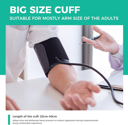 Blood Pressure Machine for Home Use Automatic Blood Pressure Monitor with 2x120 Reading Memory Adjustable Arm Cuff 8.7"-15.7" with Large LED Backlit Display Black 🍁 All In One Marketplace Canada