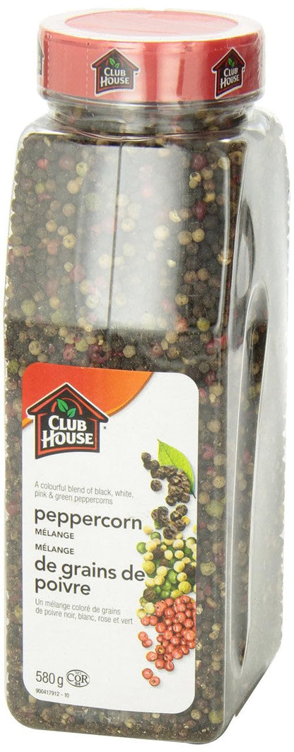 Club House Herbs & Spices, Peppercorn Mélange, 580 g 🍁 All In One Marketplace Canada