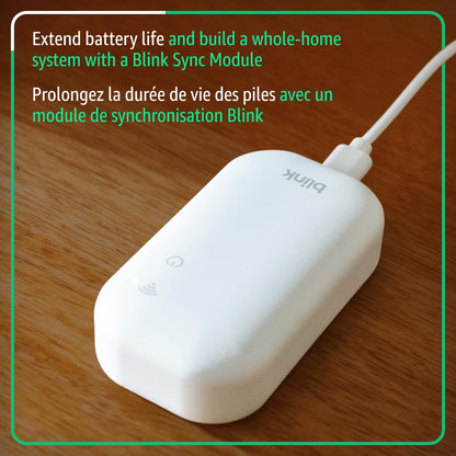 Blink Outdoor 2K+ (newest model) — Wireless smart security camera, 2K video resolution, enhanced audio, two-year battery. Sync Module Core included — 3 camera system (Black) 🍁 All In One Marketplace Canada