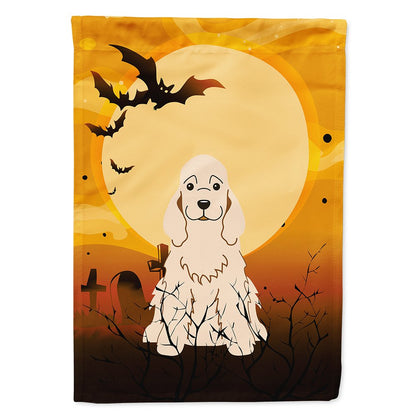 Caroline's Treasures BB4360CHF Halloween Cocker Spaniel Buff Flag Canvas House Size, Large, Multicolor