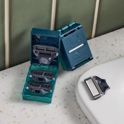 Harry's Original Blades - Men's Razor Refill Pack for Smooth Shaving - Razor Head Replacement - Five Sharp Blades - Flexible Hinge - Moisture Strip - Precision Trimmer - 10 count 🍁 All In One Marketplace Canada
