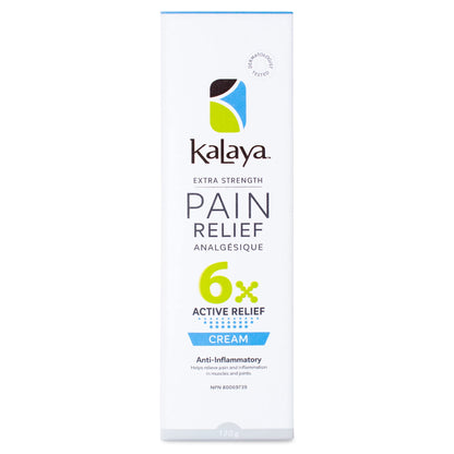 KaLaya 6X Extra Strength Pain Relief Cream with Arnica for Arthritis, Joint, Muscle, Back, Neck, Shoulder, Hand and Knee Pain- Medically formulated with 6 Natural Active, Pain Blocking & Anti inflammatory Ingredients (120g - Pack of 3)