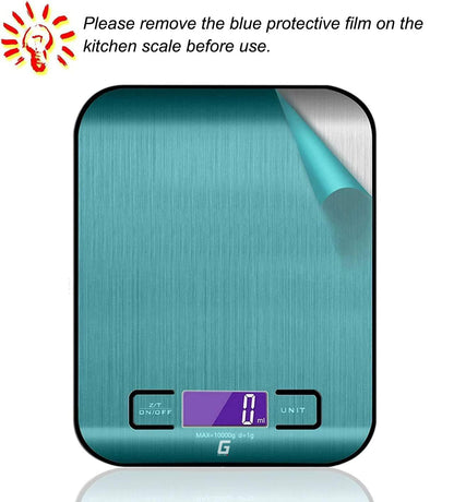 Food Scale, GPlus+ Digital Kitchen Scale, Highly Accurate 5000g/11lb x 0.1oz, Food Scale for Cooking, Baking and Weight Loss, Kitchen Scale with Backlit - Batteries Included 🍁 All In One Marketplace Canada