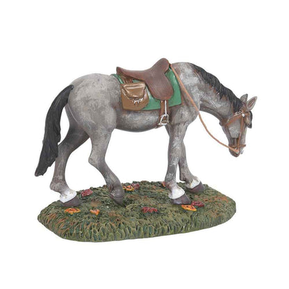 Department 56 Snow Village Halloween Accessories Gunpowder the Horse Figurine, 3.2 Inch, Multicolor