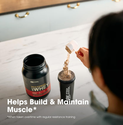 Optimum Nutrition Gold Standard 100% Whey Protein Powder, 670g - Vanilla Ice Cream - 22 servings (packaging may vary) 🍁 All In One Marketplace Canada