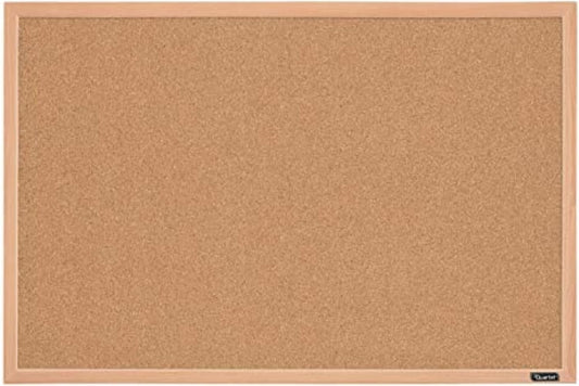 Quartet Natural Cork Bulletin Board, 35" x 23", Wood Finish MDF Frame, Self-healing Cork (2642638035) 🍁 All In One Marketplace Canada