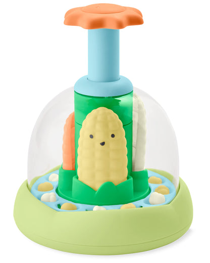 Skip Hop Press & Spin Baby Toy, Farmstand What's Poppin Corn Spinner 🍁 All In One Marketplace Canada