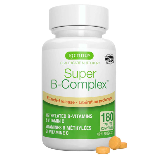 Igennus Super B-Complex - High Strength Methylated B Vitamins, Clean Label 🍁 All In One Marketplace Canada