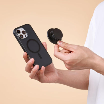 PopSockets Phone Grip for MagSafe with Kickstand, Magnetic Stand, Swappable Top, Secure Hold for iPhone MagSafe Cases, Phone & Tablet Grip - Black 🍁 All In One Marketplace Canada