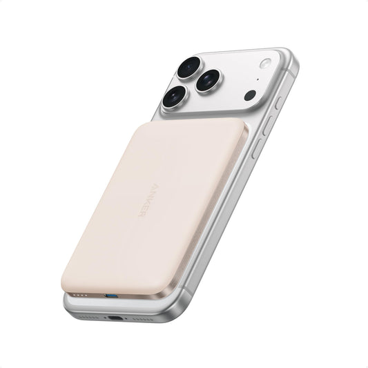 Anker Nano Power Bank, Ultra-Slim 5,000mAh Magnetic Battery Pack, Qi2 Certified 15W Max Ultra-Fast MagSafe-Compatible Portable Charger, Ergonomic Design, for iPhone Air/17/16/15 Series (Not for Pixel) 🍁 All In One Marketplace Canada