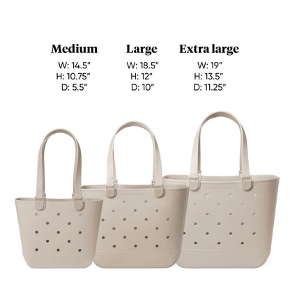 Simple Modern Waterproof Rubber Beach Bag | Extra Large | Beige 🍁 All In One Marketplace Canada