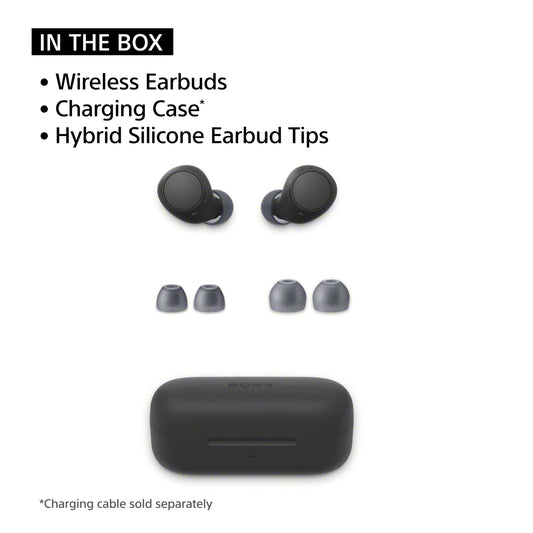Sony WF-C510 Truly Wireless in-Ear Bluetooth Earbud Headphones with up to 22-Hour Battery, Multipoint-Connection, Mic and IPX4 Water Resistance, Black - New 🍁 All In One Marketplace Canada