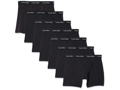 Calvin Klein Men's Cotton Stretch Megapack Boxer Briefs, BLACK, Medium 🍁 All In One Marketplace Canada