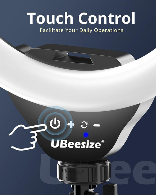 UBeesize 12’’ Ring Light with Tripod, Selfie Ring Light with 62’’ Tripod Stand, Light Ring for Video Recording＆Live Streaming(YouTube, Instagram, TIK Tok), Compatible with Phones, Cameras and Webcams 🍁 All In One Marketplace Canada