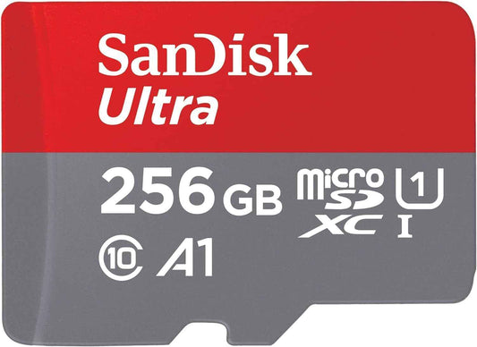 SanDisk 256GB Ultra microSDXC UHS-I Memory Card with Adapter - Up to 150MB/s, C10, U1, Full HD, A1, MicroSD Card - SDSQUAC-256G-GN6MA 🍁 All In One Marketplace Canada