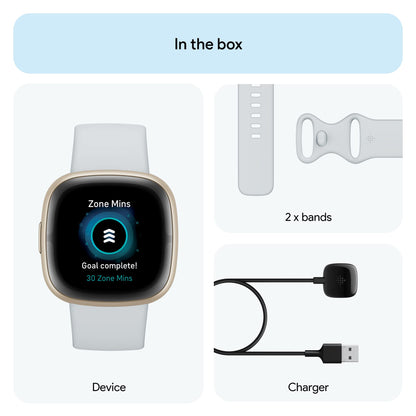 Google Fitbit Sense 2 - Health & Fitness Smartwatch - Blue Mist/Pale Gold 🍁 All In One Marketplace Canada
