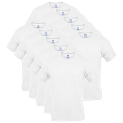 GILDAN Platinum Men's Crew T-Shirts, White (6-Pack), Small 🍁 All In One Marketplace Canada
