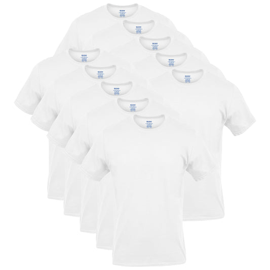 Gildan Men's Crew T-Shirts, Multipack, Style G1100, White (6-Pack), Large 🍁 All In One Marketplace Canada