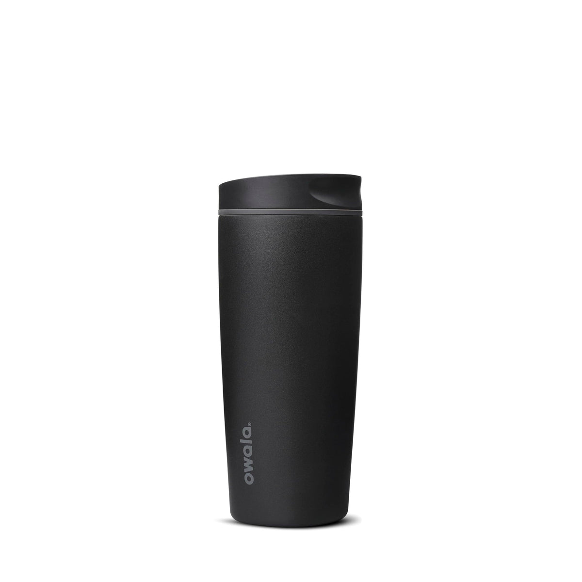 Owala SmoothSip Slider Insulated Stainless Steel Coffee Tumbler, Reusable Iced Coffee Cup, Hot Coffee Travel Mug, BPA Free 20 oz, Very Very Dark 🍁 All In One Marketplace Canada