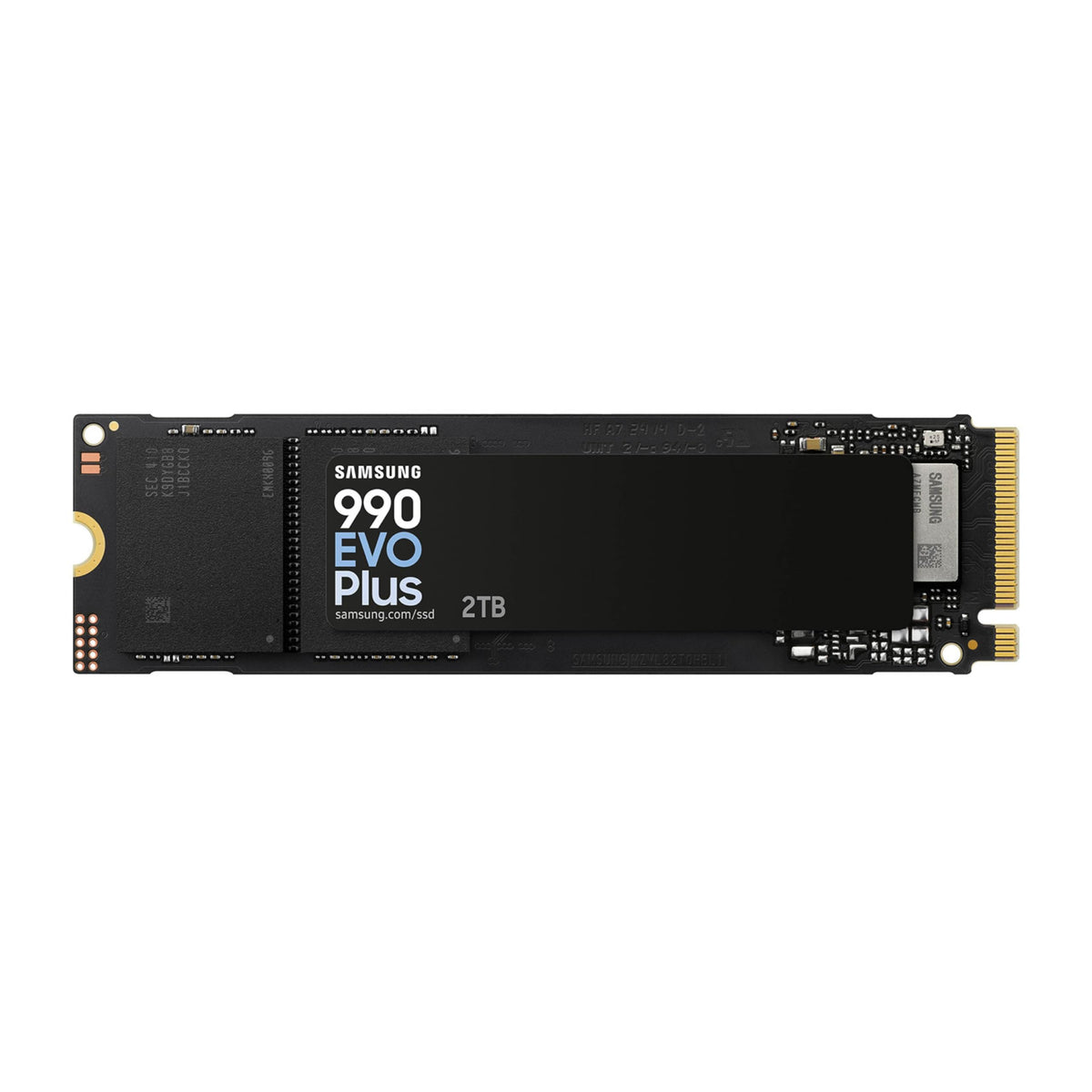 Samsung 990 EVO Plus - 2TB PCIe Gen4. X4 / Gen5. X2 NVMe 2.0 - M.2 Internal SSD, Speed Up to 7,250MB/s, Upgrade Storage for PC/Laptops, HMB Technology and Intelligent Turbowrite (MZ-V9S2T0B/AM)