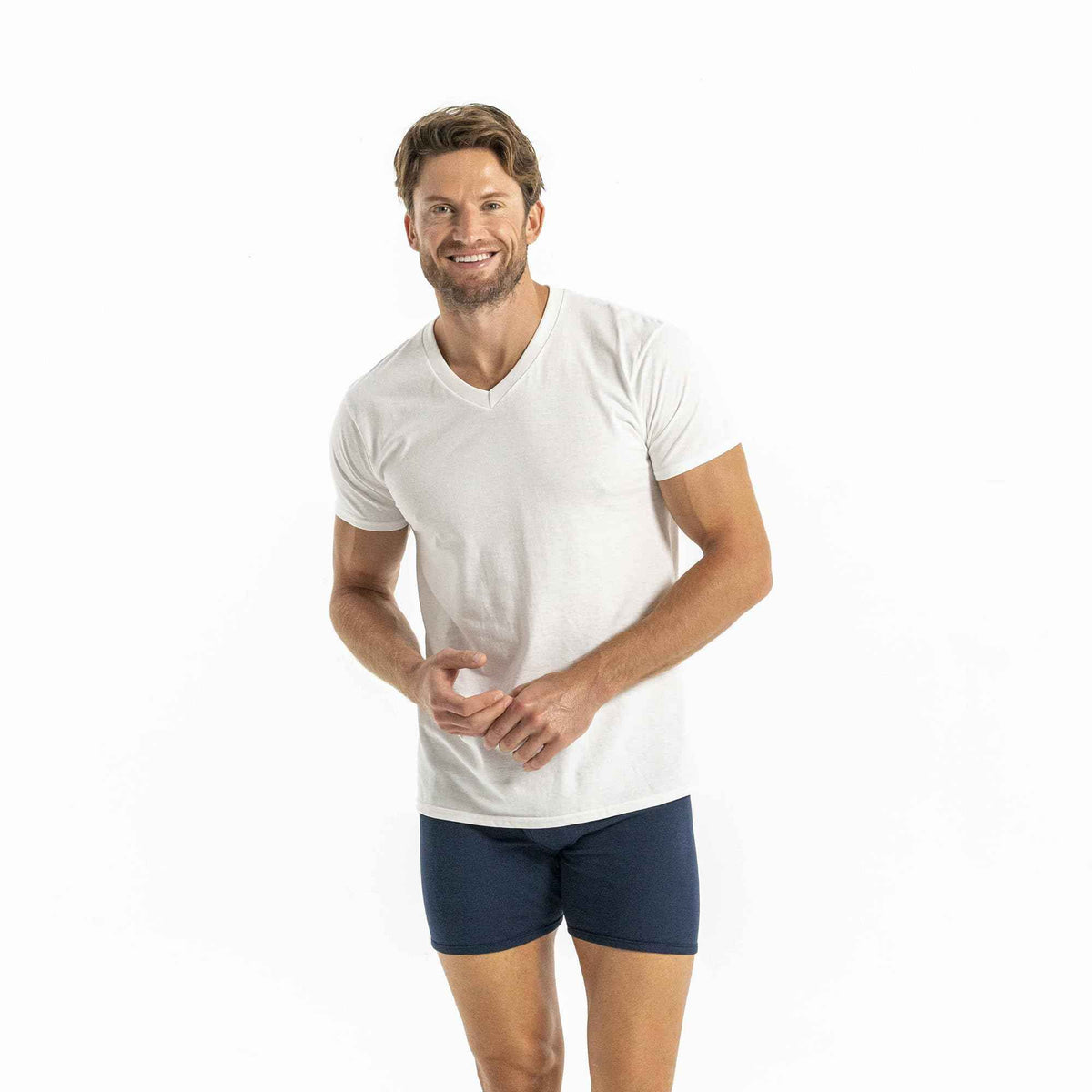 Gildan Men's V-Neck T-Shirts, Multipack, Style G1103, White (6-Pack), X-Large 🍁 All In One Marketplace Canada