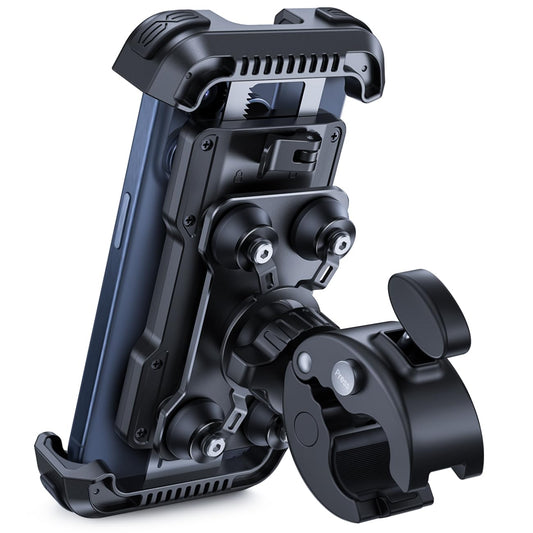 Lamicall Motorcycle Phone Mount Holder - [Dual Vibration Dampener] Anti Shake Motorcycle Phone Mount with Upgraded Handlebar Clamp, Bike Phone Mount for iPhone 14 15 Pro Max 16 17 Pro, 4.7-6.7" Phone 🍁 All In One Marketplace Canada