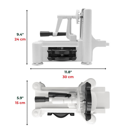 Starfrit Spiralizer, 4 Blades, Veggie Noodle Maker, Suction Base 🍁 All In One Marketplace Canada