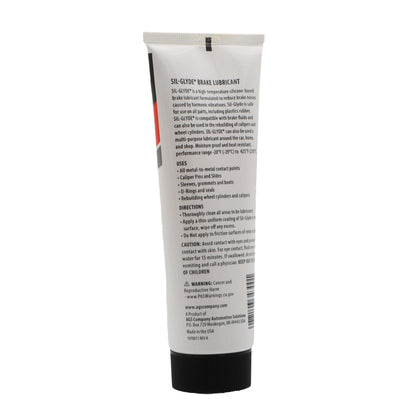 AGS SIL-Glyde 4 oz Tube Silicone Based Brake Assembly Lubricant for Eliminating Disc Brake Squeal - Moisture Proof, Heat Resistant, Rust and Corrosion Protector 🍁 All In One Marketplace Canada