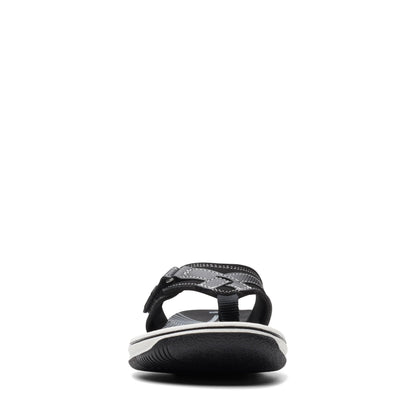Clarks Cloudsteppers Women's Breeze Sea Flip-Flop, Black Synthetic, 9 Medium US 🍁 All In One Marketplace Canada